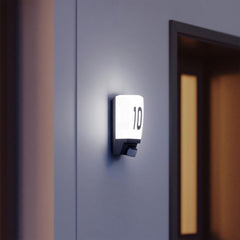 Svetilka zunanja s senzorjem L 1 črna 650612