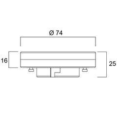 Sijalka Sylvania LED GX53 5W 470lm 3000K