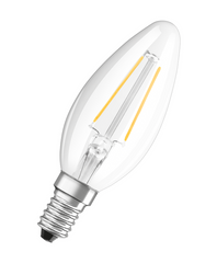 Sijalka Osram LED E14 2,5W=25W 2700K 250lm B35 svečka prozorna
