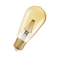 Sijalka Osram LED E27 6,5W=55W 2400K 725lm Vintage 1906 dimmable / zatemnilna