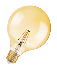 Sijalka Osram LED E27 6,5W=55W 2400K 725lm Vintage 1906 globe dimmable / zatemnilna