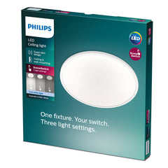 Stropna svetilka Philips CL550 SuperSlim SSW 15W 4000K bela