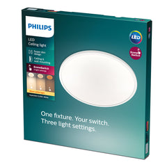 Stropna svetilka Philips CL550 SuperSlim SSW 18W 2700K bela