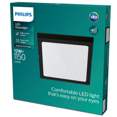 Stropna svetilka Philips DL252 MAGNEOS 12W 2700K SQ črna
