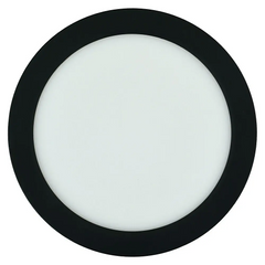 Svetilka E2 LED stropna / vgradna Space multiwatt 12W CCT 1600lm 170mm okrogla črna