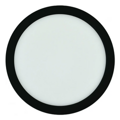 Svetilka E2 LED stropna / vgradna Space multiwatt 18W CCT 2300lm 225mm okrogla črna