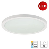 Svetilka E2 LED stropna / vgradna Space multiwatt 24W CCT 3200lm 300mm okrogla bela