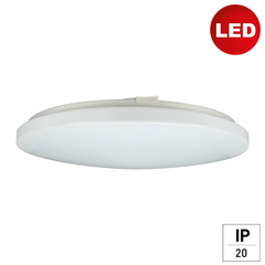 Svetilka E2 LED stropna / stenska white2 R 24W 3000K 2700lm 330mm okrogla bela