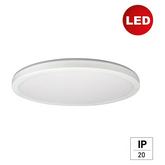 Svetilka E2 LED stropna / stenska Twice 2 18W 3000K 2500lm 300mm okrogla bela