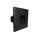 Svetilka stenska vgradna Aron Meller 3W CCT IP65 ILAR-01097 kvadratna črna FI-60mm 3000K - 4000K - 6000K