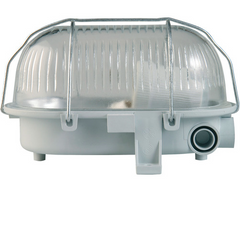 Svetilka ladijska E2 E27 9W 3000K 850lm IP44 siva