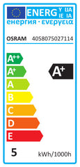 5.5W=40W 4000K E27 470lm Osram Parathom LED