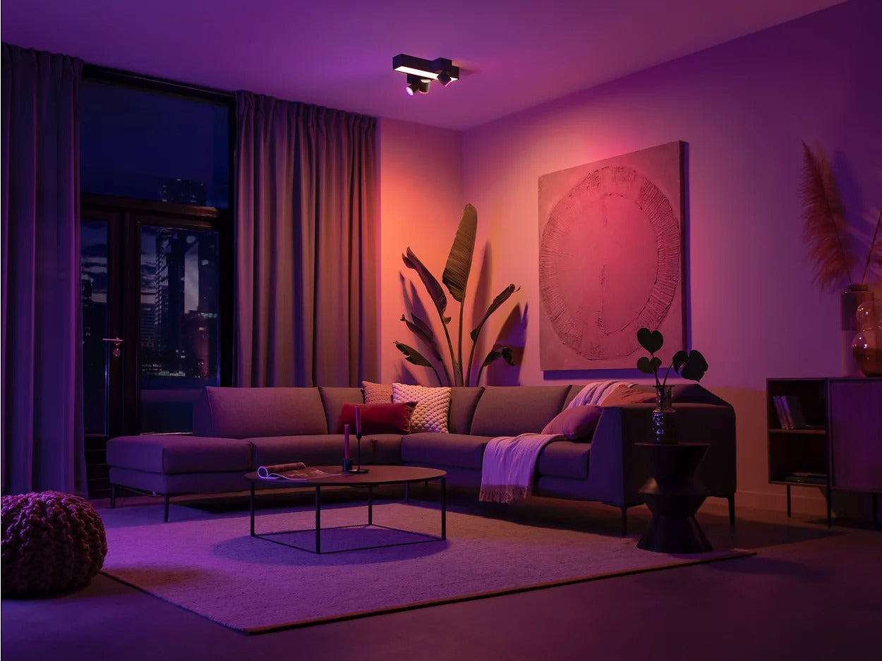 Hue WCA stropna svetilka Centris 25W 3x5,7W reflektor črna