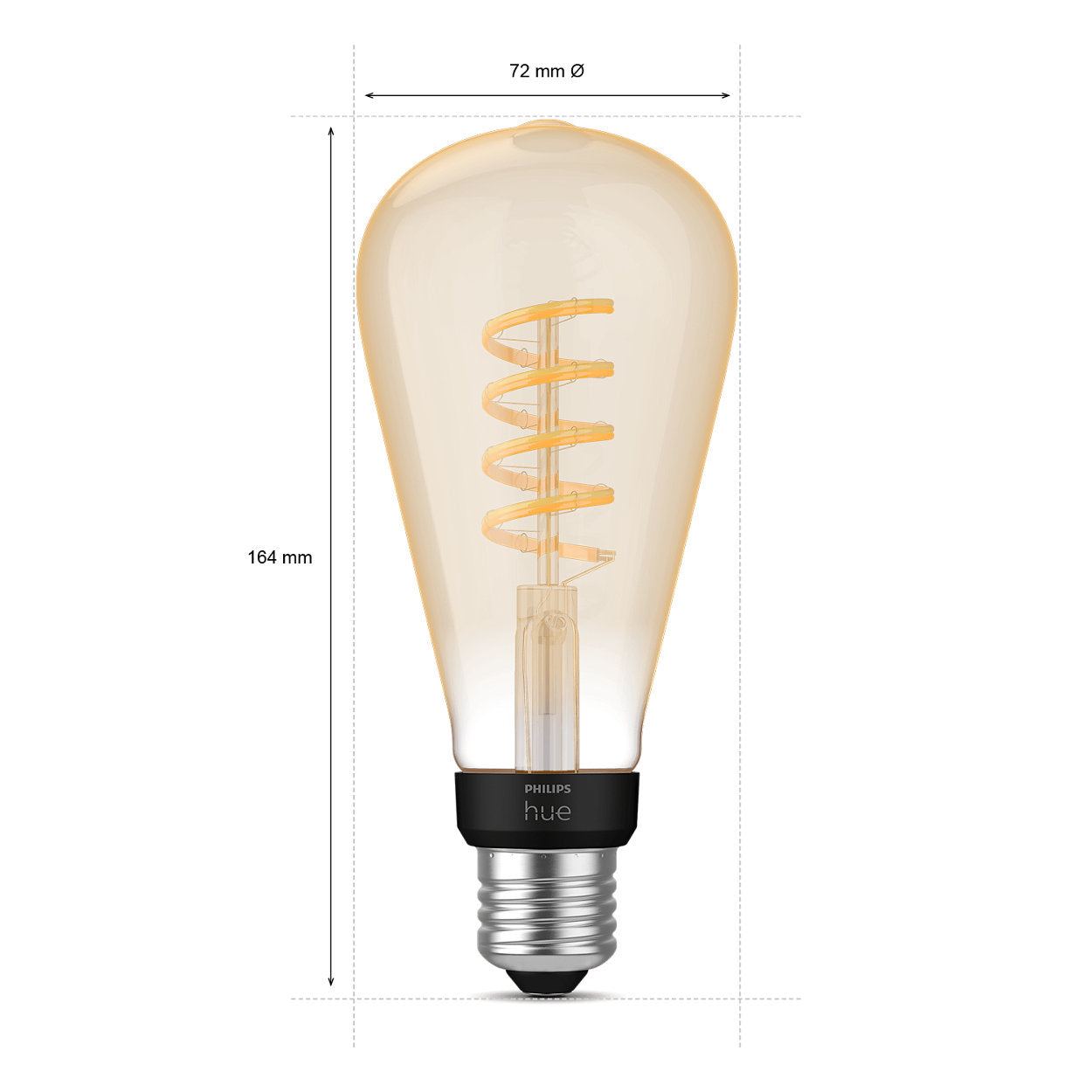 Hue White Ambiance sijalka Filament ST72 7W E27