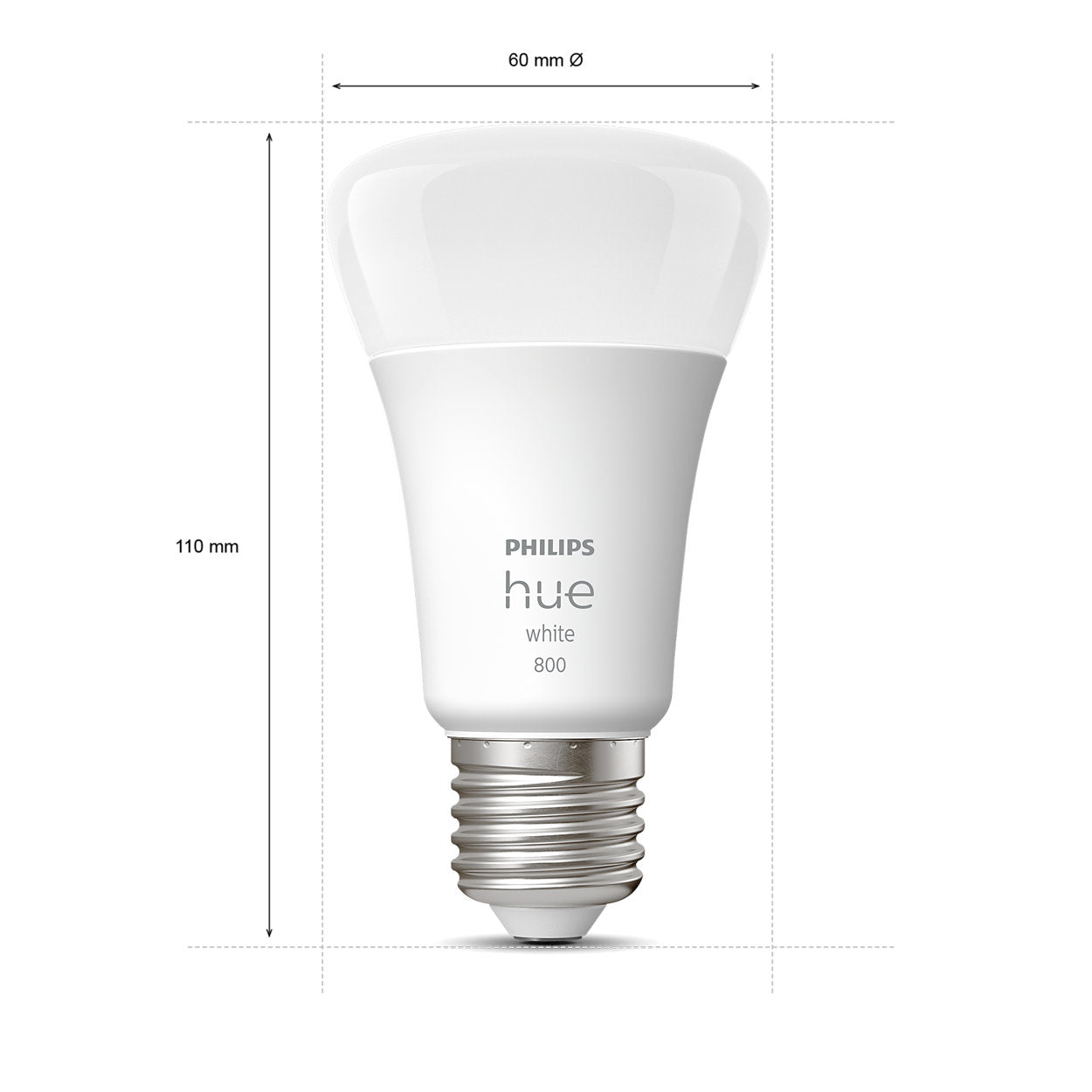 Hue White sijalka 2x9W E27 800lm