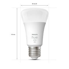 Hue White sijalka 2x9W E27 800lm