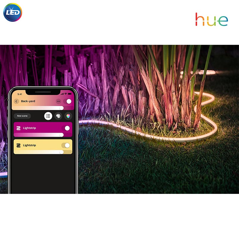 LED trak Hue White and Color Ambiance IP67  Lightstrip Outdoor dolžine 2 metrov