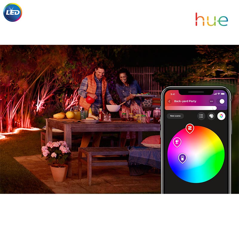 LED trak Hue White and Color Ambiance IP67  Lightstrip Outdoor dolžine 5 metrov