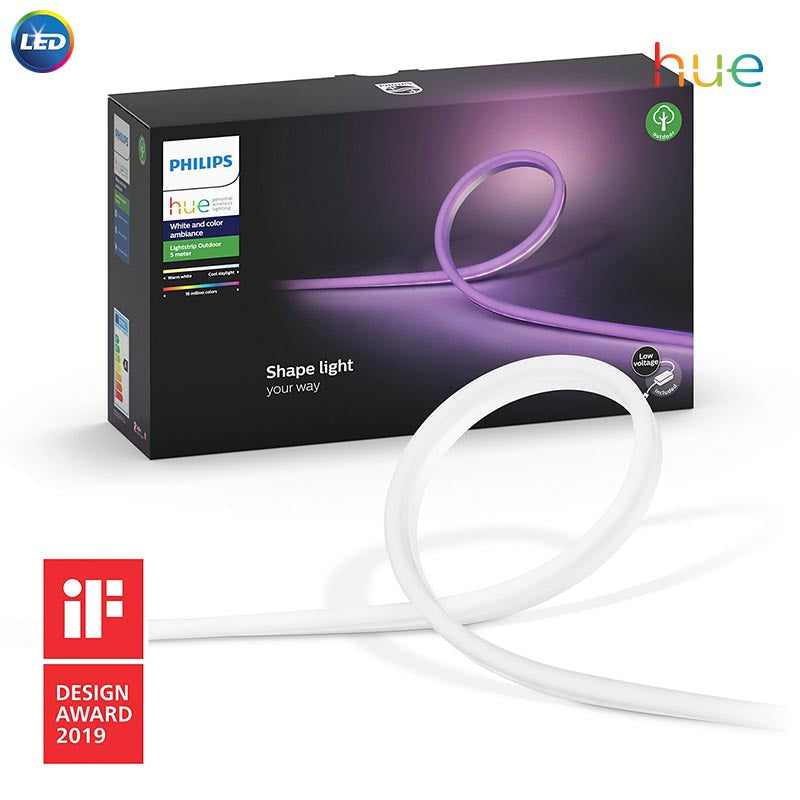 LED trak Hue White and Color Ambiance IP67  Lightstrip Outdoor dolžine 5 metrov