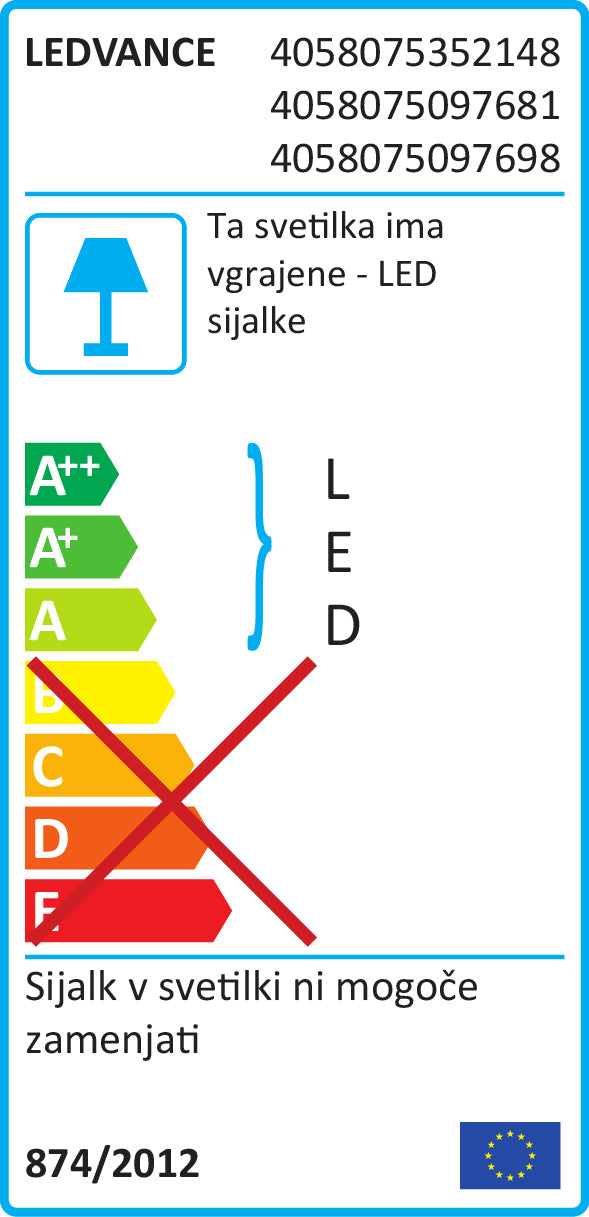 Reflektor LED 90W IP65 Osram Ledvance črn