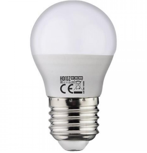 Sijalka Horoz LED E27 8W-60W 6400K 800lm P45 bučka