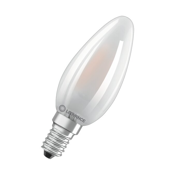 Sijalka Ledvance LED E14 4W=40W 2700K 470lm B35 svečka matirana