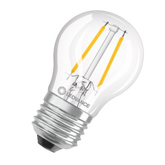 Sijalka Ledvance LED E27 2,5W-25W 2700K 250lm P45 bučka retro prozorna