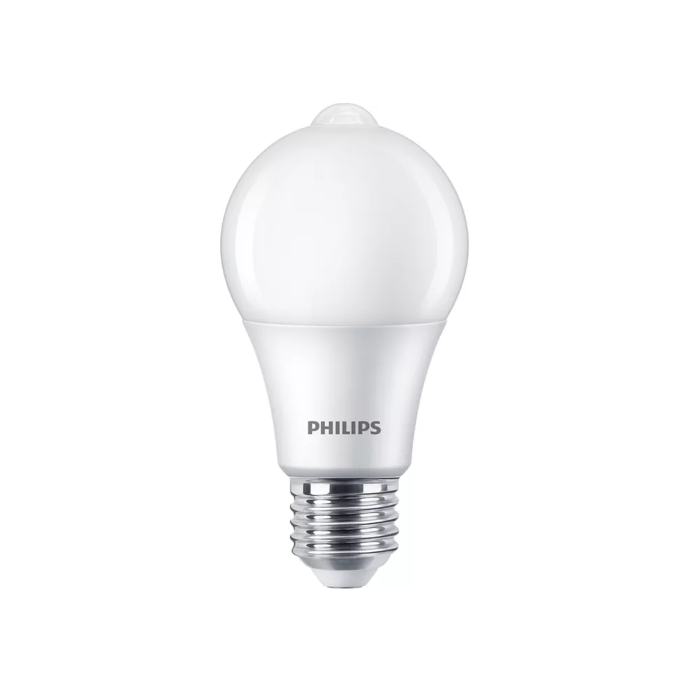 Sijalka Philips LED 8W=60W 2700K 806lm A60 Classic s senzorjem gibanja