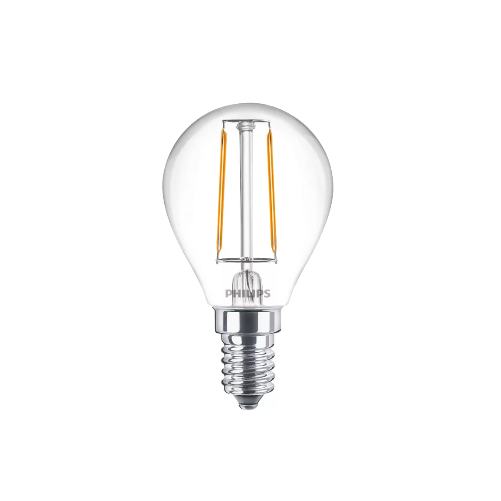 Sijalka Philips LED E14 2W=25W 2700K 250lm P45 bučka prozorna