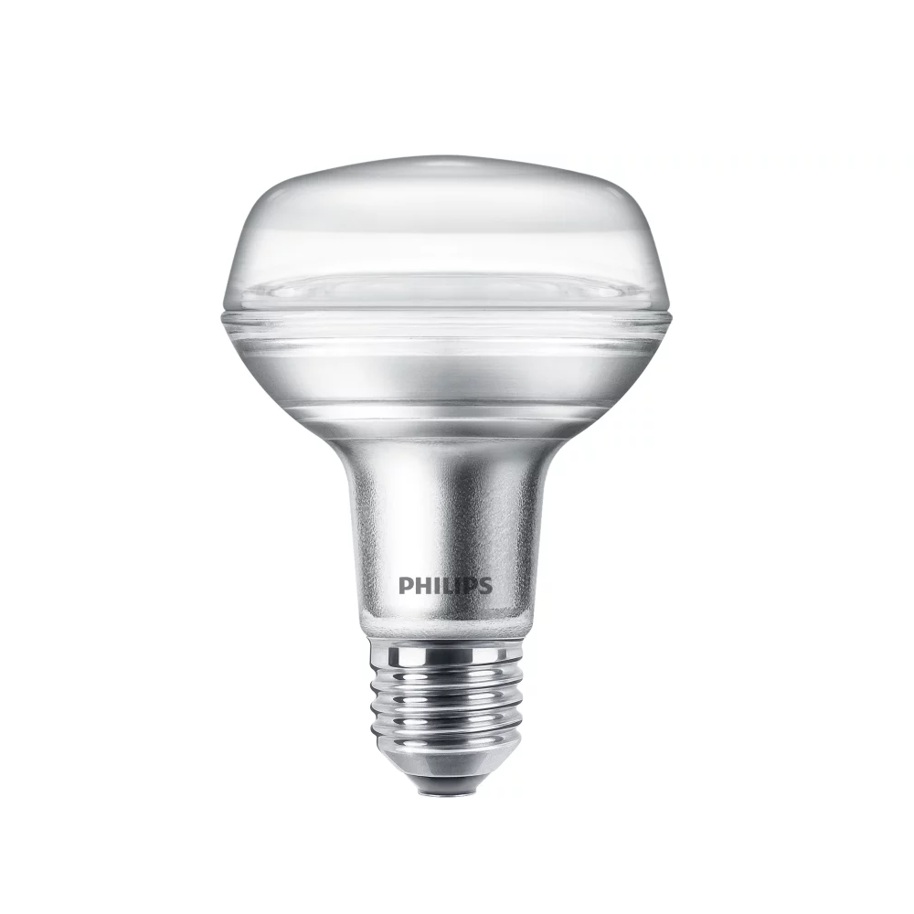 Sijalka Philips LED E27 4W-60W 345lm 2700K R80 prozorna