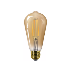 Sijalka Philips LED E27 5,8W=50W 2700K - 2200K 640lm ST64 prozorna GOLD WarmGlow dimmable