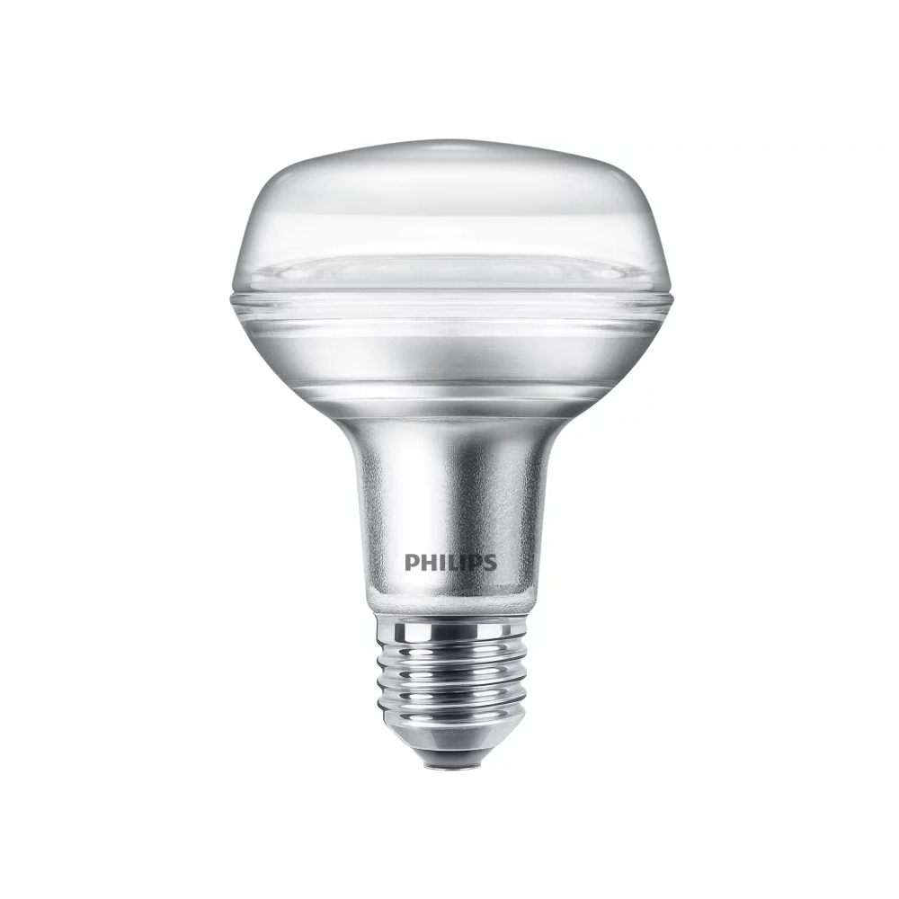 Sijalka Philips LED E27 8W-100W 670lm 2700K R80 prozorna