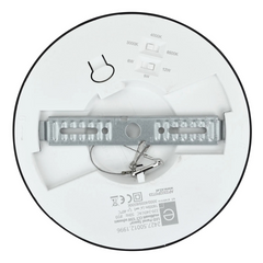 Svetilka E2 LED stropna / vgradna Space multiwatt 12W CCT 1600lm 170mm okrogla črna