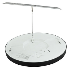 Svetilka E2 LED stropna / vgradna Space multiwatt 18W CCT 2300lm 225mm okrogla črna