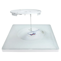 Svetilka E2 LED stropna / stenska Twice 2 18W 4000K 2800lm 300mm kvadratna bela