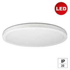 Svetilka E2 LED stropna / stenska Twice 2 24W 4000K 3200lm 430mm okrogla bela