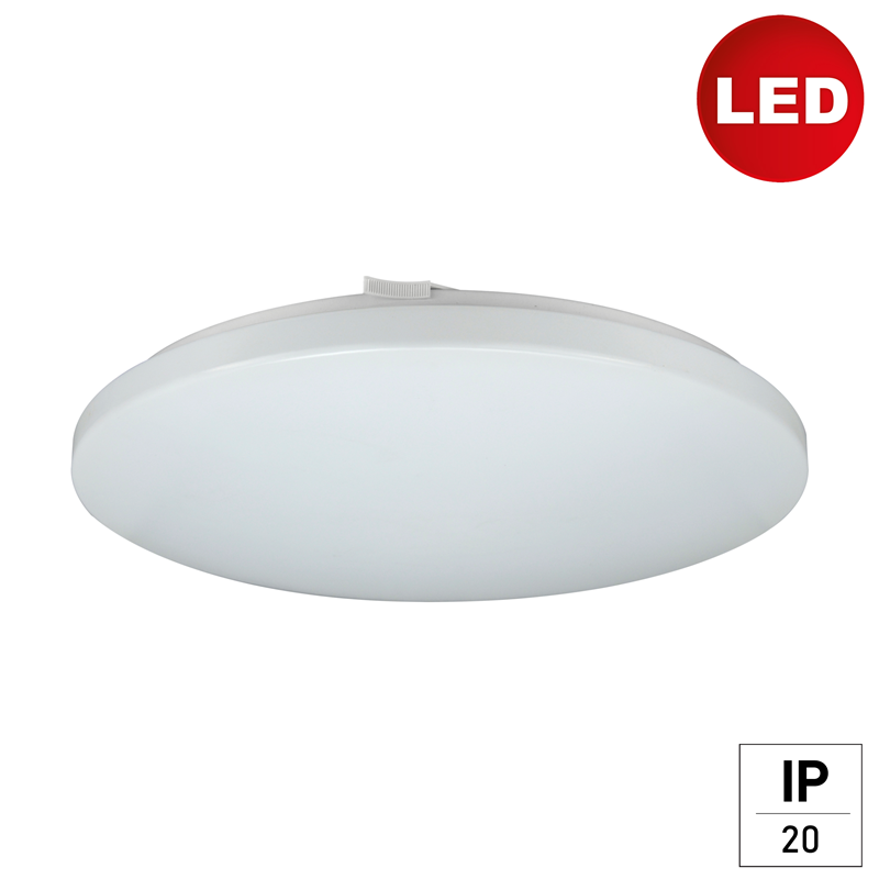 Svetilka E2 LED stropna / stenska white2 R 30W 4000K 3600lm 380mm okrogla bela