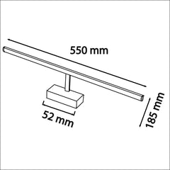 Svetilka Horoz LED Anka-12 040-014-0012 za ogledalo / sliko