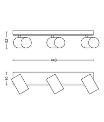 Svetilka Philips Kosipo 50593/31/PN 3xGU10