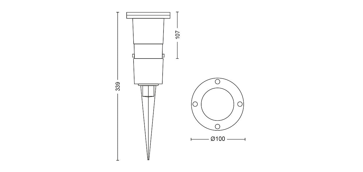 Svetilka Philips LED Puled 17481/30/P0 1x5W GU10