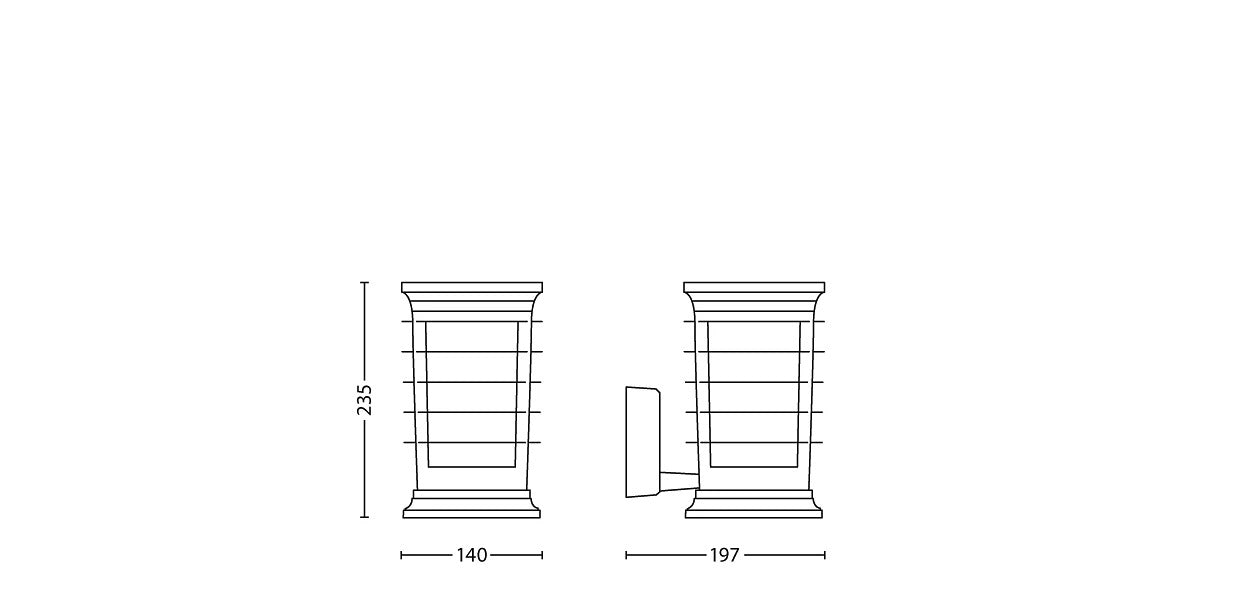 Svetilka Philips PATIO 15280/54/PN siva E27