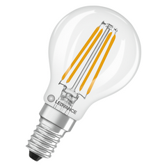 Žarnica Ledvance LED E14 4W=40W 3000K 470lm P45 bučka prozorna