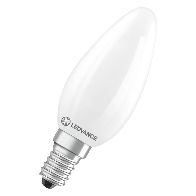 Žarnica Ledvance LED E14 4,2W=40W 3000K 470lm B35 svečka matirana