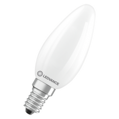 Žarnica Ledvance LED E14 4,2W=40W 3000K 470lm B35 svečka matirana