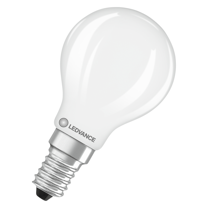 Žarnica Ledvance LED E14 4,2W=40W 3000K 470lm P45 bučka matirana